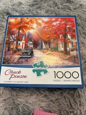 Chuck Pinson 'A Moment on Memory Lane' 1000-Piece Jigsaw Puzzle - Autumn Colors